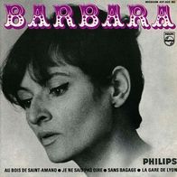 7"BARBARA · Au Bois De Saint-Amand (EP RAR 1965)