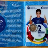 2 Euro San Marino 2012 Euro-Bargeld mit Folder in bestem Zustand