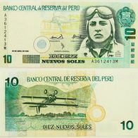 Peru 10 Nuevos Soles 1995 / Pick.157 - XF