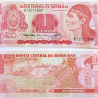 Honduras 1 Lempira 1992 - Kassenfrisch / Unc