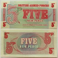 British Armed Forces 5 Pence - Kassenfrisch / Unc