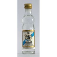 Malka Kosaken Wodka Vodka Miniaturflasche Schnapsflasche Mignon Miniature OLD