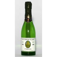 Champagne ECOLE Superieure GUERRE Abfülljahr 1985 Miniaturflasche Mignon Miniature