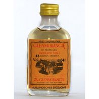 Glenmorangie Highland Malt Scotch Whisky OLD Miniaturflasche Mignon Miniature