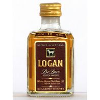 LOGAN De Luxe Scotch Whiskey Whisky OLD Miniaturflasche Mignon Miniature RAR