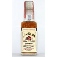 Jim Beam Sour Mash Bourbon Straight Whisky Miniaturflasche Mignon Miniature RAR