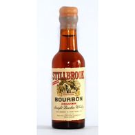 60er Jahre Stillbrook American Bourbon Whisky Miniaturflasche Mignon Miniature