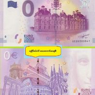 0 Euro Schein Chateau de Cheverny UEEK 2017-2 offiziell ausverkauft Nr 5502