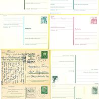 Ganzsache BRD Lot 2 Briefmarken 8 Karten