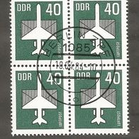 Briefmarke DDR: 1982 - 40 Pfennig - Michel Nr. 2752 4er Block