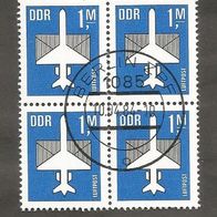 Briefmarke DDR: 1982 - 1 Mark - Michel Nr. 2753 4er Block