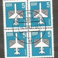 Briefmarke DDR: 1983 - 5 Pfennig - Michel Nr. 2831 4er Block