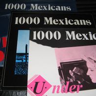 1000 Mexicans 3 x Vinyl 12" Maxi UK 1984