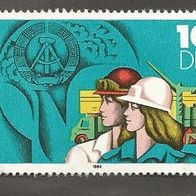 Briefmarke DDR: 1984 - 10 Pfennig - Michel Nr. 2898