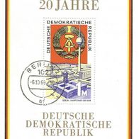 Briefmarke DDR 1969 - Michel Nr. Block 28