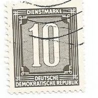 Briefmarke DDR - Verwaltungspost: 1956 - 10 Pfennig - Michel Nr: 2