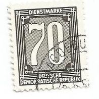 Briefmarke DDR - Verwaltungspost: 1956 - 70 Pfennig - Michel Nr: 5