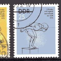 DDR 1975 Kinder- und Jugendspartakiade MiNr. 2065 - 2068 gestempelt