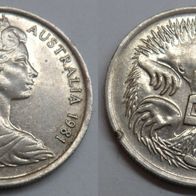 Australien 5 Cents 1981 ## G