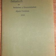 Zeitschrift d. Deutsch -Österreichischen Alpenvereines 1906 / antik , gebunden 1906 !