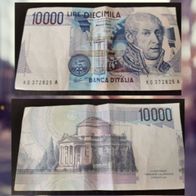 PAP : Papiergeld 10000 Lire Italien