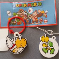 Kinder Joy Super Mario Koopa Kabelschützer - Donkey Kong Anhänger + 1BPZ