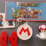 Kinder Joy Super Mario Kopfhörerhalter - Toad Stempel + 1BPZ