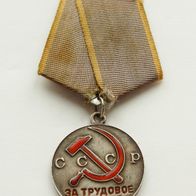 UdSSR Medaille "Für Ausgezeichnete Arbeit" Silber
