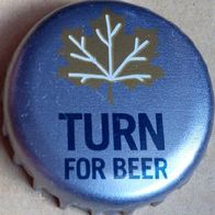 Turn For Beer promo Molson-Coors Bier Brauerei Kronkorken Kanada Canada Kronenkorken