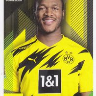 Borussia Dortmund Topps Sammelbild 2020 Dan-Axel Zagadou Bildnummer 113