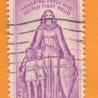 USA 1957 Mi.709 gest. Kampf gegen die Kinderlähmung