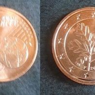 Münze Deutschland: 2 Euro Cent 2015 - F - Vorzüglich