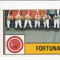 Panini Fussball 1981 Teilbild Fortuna Düsseldorf Bild 75