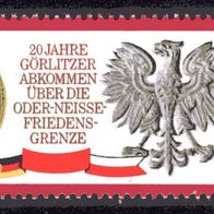 DDR 1970 20. Jahrestag des Görlitzer Abkommens MiNr. 1591 Bedarfsstempel