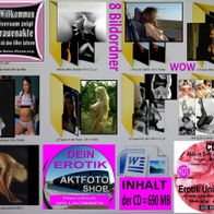 CD mit 690 MB Aktfotos #Farbakte#S/ W perverses + Retro - DDR Mädels