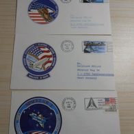 3 Belege Space Shuttle STS-51-B/ -61-B/ -51-I (1985)