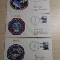 3 Belege Space Shuttle STS-90/91/93 (1998/1999)