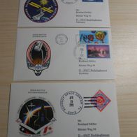 3 Belege Space Shuttle STS-97/98/100 (2000/2001)