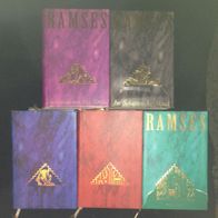 Christian Jacq: Ramses (Band 1-5) - 5 gebundene Bücher mit Schutzumschlag