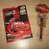 NEU Hausaufgabenheft DIN A5 + Kugelschreiber + Memo Pad v. CARS (0814)