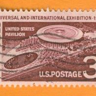 USA 1958 Mi.724 gest. Weltausstellung in Brüssel.