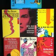Rita Mae Brown: Bücherpaket - 7 Taschenbücher - aus Sammlungsauflösung
