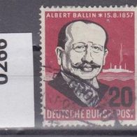 Bundesrepublik Deutschland Mi. Nr. 266 (2) Albert Ballin o <