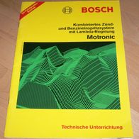 Bosch Gelbe Reihe Motronic Technische Unterrichtung