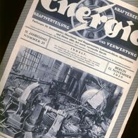 Fachzeitschrift für Krafterzeugung 1926 Energie mit Kondenstopf "GESTRA" Prallplatten