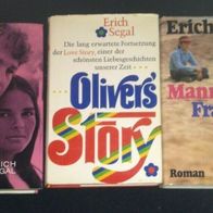 Erich Segal: Bücherpaket - 3 gebundene Bücher - aus Sammlungsauflösung