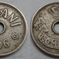 Rumänien 5 Bani 1906 J ## Ga6
