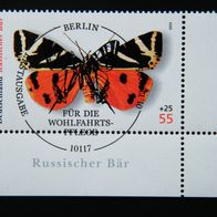 BRD MiNr 2501 Wohlfahrt Schmetterlinge Eckrand Ersttagsstempel Berlin