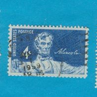 USA 1959 Mi.744 - 746 kompl. sauber gestempelt 150. Geburtstag v. Abraham. Lincoln