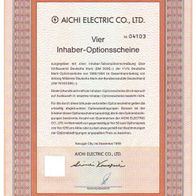 Aichi Electric Co., Ltd. 4er-OS 1989-1994